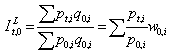 Laspyres formula