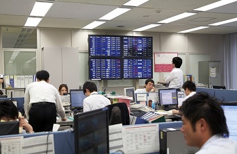 Image: room where market operations are conducted
