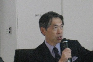 日本政策投資銀行 金谷顧問による講演の写真