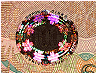 一万円券の桜の模様のホログラムの画像