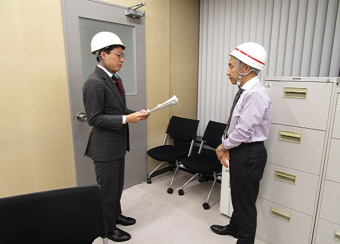 日本銀行でのBCP訓練の模様の写真（2）