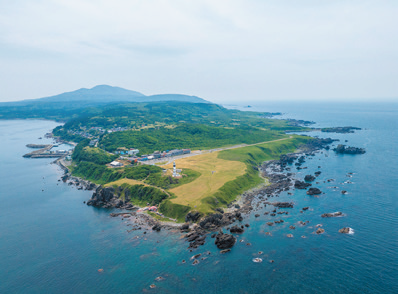 入道崎の遠景写真