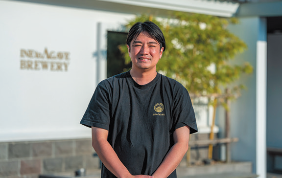 稲とアガベの岡住修兵氏の写真