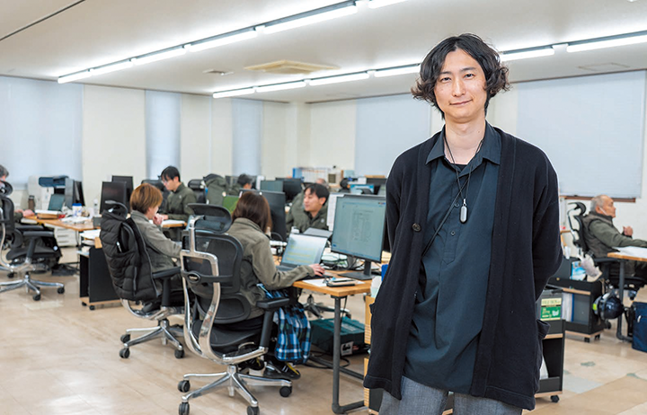 乗富鉄工所社長の乘冨賢蔵氏の写真
