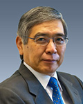 総裁　黒田東彦の写真