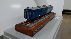 Replica of one of the money trains on which the Bank used to transport banknotes around the country