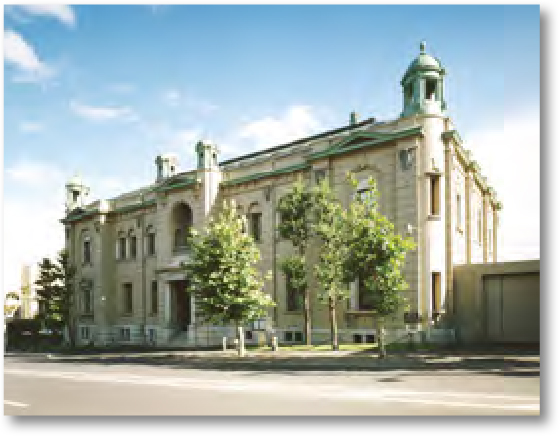 Exterior view of the Bank of Japan Otaru Museum