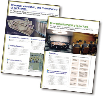 Pages inside the PR brochure