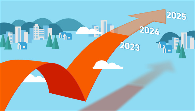 Infographic image showing 'Japan's economy is likely to continue recovering moderately.' For details, see the full text of the Highlights of the Outlook Report.