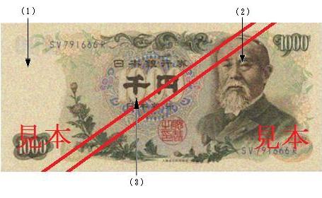 image of the front of a 1,000 yen note