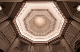 Image: dome above the exhibition room