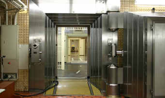 Image: underground vault door of the Main Building