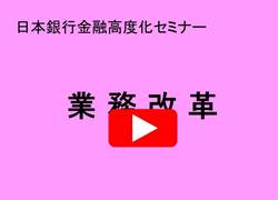 金融高度化セミナー「業務改革」の紹介動画のスナップショット画像