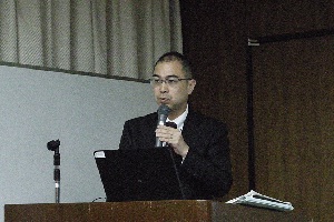 日本政策投資銀行 橋本 企画調査課長による講演の写真