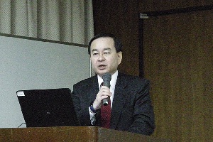 北村 金融高度化センター 企画役＜当時＞による講演の写真