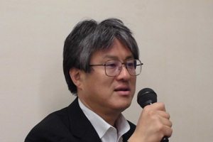 石賀金融高度化センター企画役による講演の写真