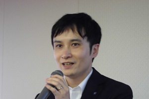 信金中央金庫 韮澤上席調査役による講演の写真