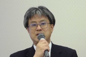 石賀金融高度化センター企画役による司会の写真