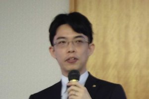 百五銀行 中山係長による講演の写真