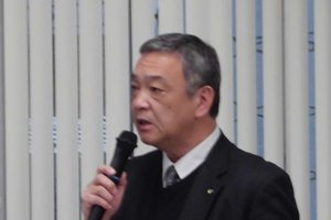 杜の都信用金庫 相原課長による講演の写真