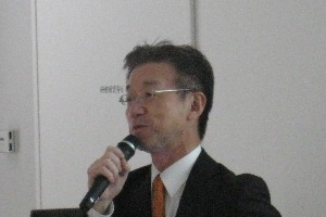 民間都市開発推進機構 福井業務第二部長による講演の写真