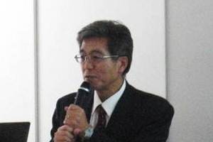 山口金融高度化センター副センター長による講演の写真