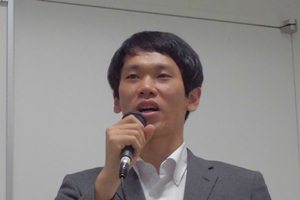 日本銀行 大分支店 柳内 による講演の写真