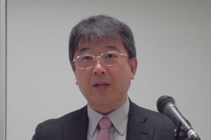 南九州税理士会 財前 中小企業対策部長による講演の写真