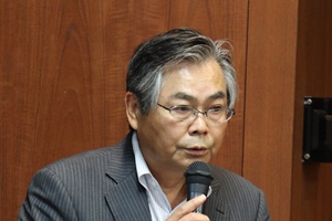 名古屋銀行 中村 前頭取による講演の写真