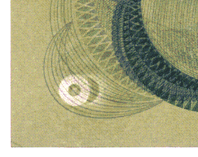 千円券の識別マークの画像