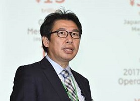 楽天株式会社フィンテック事業戦略室 オフィスマネージャー　前川龍一　氏の写真